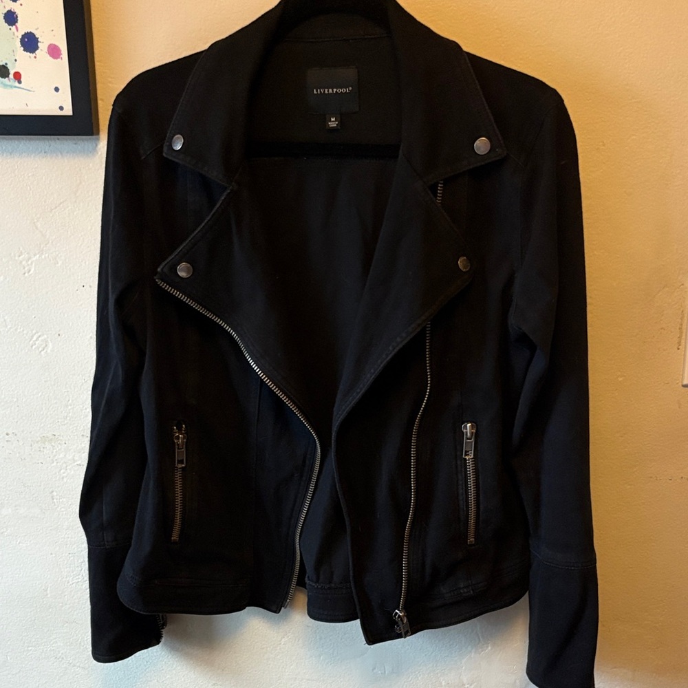Liverpool Women's Black Jean Jacket